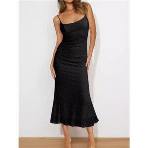 Scoop Neck Midi Cami Dress